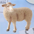 Kisangel Sheep Figure Plastic Realistic Merino Sheep Farm Animals Model Barn Farm Figurines Small Lamb Poultry for Collection Desk Ornament...