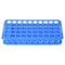 PATIKIL 50 Wells Tube Rack, 1 Pcs Vial Rack Double Layer Centrifuge Tube Holder for Microcentrifuge Tubes 5,10,15ml, Blue...