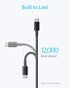 Anker USB C to USB C Cable, New Nylon USB C Charger Cable (6ft, 2Pack), Type C 60W(3A) for iPhone 15/15 Pro/15 Plus/15 Pro Max, iPad Mini 6/ Pro 2...