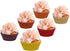 qiqee 300 Counts Cupcake Liners Cupcake Cups Food Grade 6 Solid Yellow Red Colors Cupcake Papers Muffin Baking Cups Cupcake Wrappers (Standard Siz...
