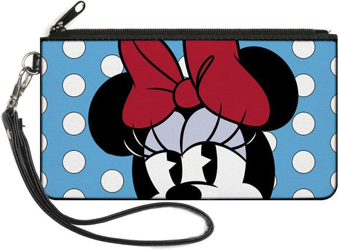 Buckle-Down Women's Standard Zip Wallet Minnie Mouse Large, 8" x 5"...