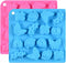 2Pcs 16 Cavity Insect Silicone Molds Butterfly Snail Ladybug Bee Bug Chocolate Candy Mold Insects Crayon Wax Melt Mini Soap Mould Ice Cube Tray (R...