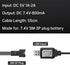 2PCS 7.4V 800mh USB Charging Cable with SM-3P Plug Connector for RC Excavator, Truck, Tank,Huina 1575 RC Engineering Vehicle,DE43 DE60 RC Toy Car,...