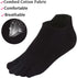 Meaiguo Toe Socks No Show Five Finger Socks for Men Women Running Hiking 6 Pairs(Black)...