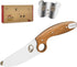Kids Knife Set for Real Cooking with Sharped Blade for Children, Finger Guard & Educational Ring for Cutting Trainning, Rosewood Handle & Stainles...