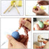 COMIART 5Pcs Wooden Ball Styluses Tool Set for Embossing Pattern Clay Sculpting, Nail Art...