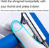 15cm 6in Blue Window Squeegee Bath Squeegee for Shower Glass Door, Mirrors, Tiles (6in/15cm, Blue)...
