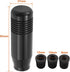 Lunsom Short Weighted Shifter Knob, Aluminum Alloy Shifter Head Lever Shifting Handle Car Gear Stick Knobs with 3 Adapters Fit Most Auto Manual Tr...