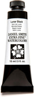 Daniel Smith Extra Fine Watercolor Paint, 15ml Tube, Lunar Black, 284600049, 0.5 Fl Oz (Pack of 1)...