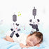 Baby Car Seat Toys, Black White Stroller Toy Stretch Baby Spiral Plush Toys, Hanging Rattle Toys for Crib Mobile, Newborn Sensory Toy Best Gift fo...