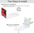 Sumnacon 3PCS Wall Mount Camera Shelf- Metal Small Wall Shelf with Adhesive,Universal Small Floating Shelf for Security Cameras, Speakers,White...