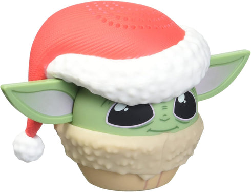 Bitty Boomers Star Wars The Mandalorian: Grogu with Santa Hat - Mini Bluetooth Speaker...