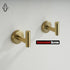 JQK Bathroom Towel Hook Brushed Gold, Brass Coat Robe Clothes Hook for Bathroom Kitchen Garage Wall Mounted (Pack of 2), SUS 304 Stainless Steel 0...