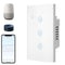 BSEED Smart Light Switch, 3 Gang ZigBee Switch with APP Control and Timer Function, Touch Alexa Remote Light Switch Compatible with Alexa, Google ...