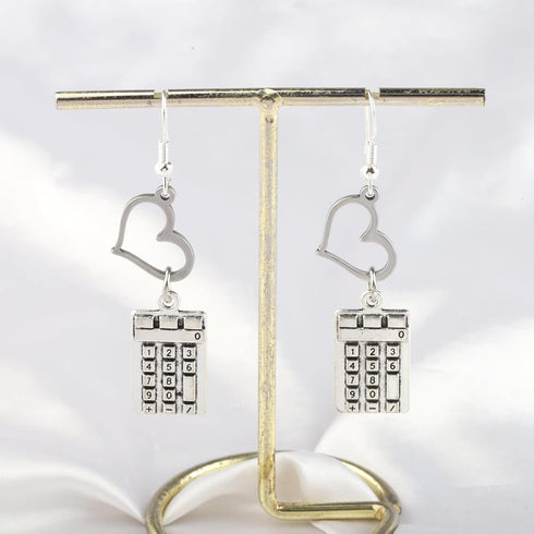 Accountant Earrings Accounting Jewelry CPA Graduation Gift Math Lover Calculator Charm Earrings...