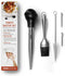 Liquid Solution Turkey Baster 5 Piece Set, Includes Baster for Cooking, Barbecue Basting Brush, Flavor Injector with Cleaning Brush - Perfect for ...