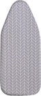 Small Ironing Board Cover Scorch Resistant, Cotton Iron Cover with Padding Heat Reflective Heavy Duty Pad … (Grey arrow, 12.5"x32")...