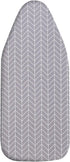 Small Ironing Board Cover Scorch Resistant, Cotton Iron Cover with Padding Heat Reflective Heavy Duty Pad … (Grey arrow, 12.5"x32")...