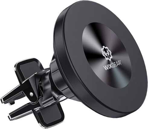 WixGear Magnetic Phone Car Mount, Universal Air Vent Magnetic Phone Car Mount Phone Holder, Compatible with iPhone 12 and with All Cell Phones, iP...
