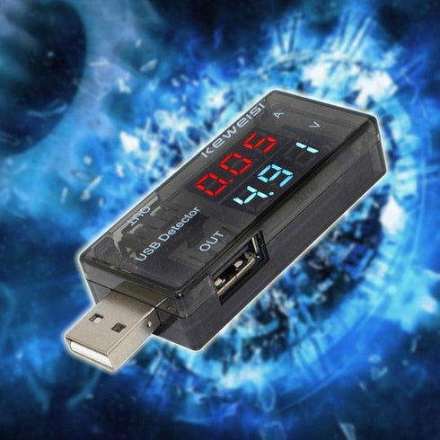 Black USB Power Meter,USB Current Meter,3-9V 0-5A Voltage Tester Multimeter,LCD Digital Multimeter Current Tester Voltage Detector, Multi Testers ...