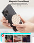 omee Magnetic Suction Cup Phone Mount, Silicone Suction Phone Case Stand for iPhone 15/14/13/12 Series, Mirror Shower Phone Holder, for TikTok Vid...