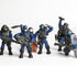 Special Forces Mini Military Action Figure with Weapons and Accessories Building Blocks Playset, 8 PCS Multiple Movable Joints SWAT Police Figure,...