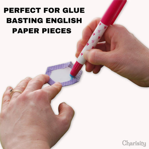Glue Pens for Crafting Bundle, Sewline Glue Pen with 7 Sewline Fabric Glue Pen Refills and 10 Charisity Sewing Clips, Sewing Glue for Fabric, Foun...