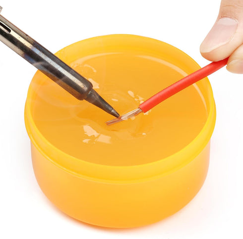 Solder Flux Paste, Lead Free Rosin Soldering Paste Flux for Electronics, SMD Electrical Soldering Flux, for PCB LED IC CPU #7142 (N.W. 2.82oz/80g)...