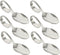 Hemoton 6pcs Bent Spoon Curved Handle Spoons Stainless Steel Salad Spoon Serving Spoons Canape Spoons Multipurpose Spoon Buffet Spoons (Silver)...