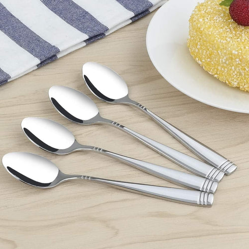 12 Pieces Small Stainless Steel Spoons, Stainless Steel Teaspoon Set...