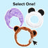I DEW CARE Face Wash Headband - Brown Bear | Animal Head band for Face Washing & Skincare, Spa Day, Soft & Fuzzy, Cute for Makeup, Shower, Teen Gi...