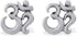 Boma Jewelry Sterling Silver Om Spiritual Symbol Stud Earrings...
