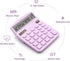 Purple Calculator, Basic Office Calculator, Desktop Calculator 12 Digit with Large LCD Display, Purple Office Supplies with Sensitive Button, Purp...