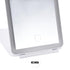 Dorence Rechargeable Travel Lighted Makeup Mirror, White - Compact Foldable LED Mirror for Flawless Application - Modern Design - Portable Vanity ...