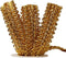 5/8" X 10 Yards Gold Metallic Gimp Braid Trim...