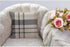 HGOD DESIGNS Plaid Throw Pillow Cover,Traditional Gingham in Palette of Black Beige and White Decorative Pillow Cases Cotton Linen Square Cushion ...