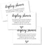 All Ewired Up 50 Display Shower Insert Cards, Display Shower Card, Display Shower Tags, Display Shower Invitation, Bridal Shower Insert, Baby Show...