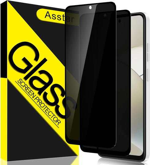 Asstar [2 Pack Privacy Screen Protector for Moto G Power 5G 2024, 9H Hardness Tempered Glass Screen Protector for Moto G Power 5G 2024, Anti-Scrat...
