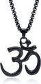 VNOX Om Yoga Pendant Necklace - Yoga Hindu Spiritual Amulet Jewelry Sanskrit Symbol Om Aum Ohm/Lotus Yoga Pendant Necklace...