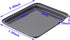 Small Baking Sheet Nonstick 9.45 X 7.09 Inch (Inner 7.5x6), 8 Inch Mini Cookie Tray Toaster Conventional Oven Pan No Warp No Rust Magnetic Bakewar...