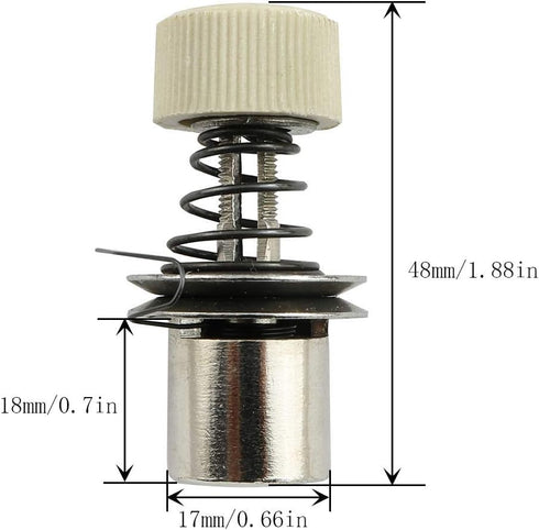 JCBIZ 2pcs Thread Tension Assembly Yarn Trapper Sewing Fittings for Lockstitch Sewing Machine 4.8cm......