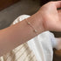 Love Heart Bracelet for Women 925 Sterling Silver Cute Star Moon Emerald Charm Chain Bracelet 14k Gold Plated Adjustable Link Bracelet Bangle Jewe...