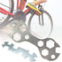 2pcs Steel Galvanized Multi-hole Bicycle Cycle Mountain Bike Wrench Portable Multi-functional Bike Repair Tool...