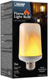 Feit Electric LED Light Bulbs, 3-Watt Non-Dimmable LED Bulb, Color Warm Light (1500K) 80 Lumen, T60 Flame Design LED Bulb...