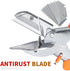10 Pack Miter Shears Blade Replacement SK5 Steel Sharp Trunking Angle Shear Cutter Spare Blades for PVC PE Plastic Pipe Angular Scissors Chamfer S...