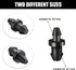 100 Pcs 1/4 Goof Drip Line Plugs Irrigation Black Barbed Hose End Plug Irrigation End Plugs for Drip Line...