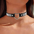 Rhinestone Leather Choker Necklace Black Sparkle Crytal Choker Collar Nighclub Rave Party Gothic Necklace for Women and Girls...