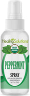 Healing Solutions Organic Peppermint Spray - Certified USDA Organic - Water Infused with Peppermint Essential Oil - 2 Ounce Bottle - Aromatherapy ...