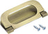 uxcell Finger Flush Pull Handle 74x34x5mm Rectangle for Drawer Door Bronze Tone...