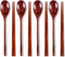 Ecloud Shop Wooden Chopsticks Spoon Set Korean Dinnerware Reusable Long Handle Spoons Chopsticks for Home Kitchen Restaurant (4 Sets)...